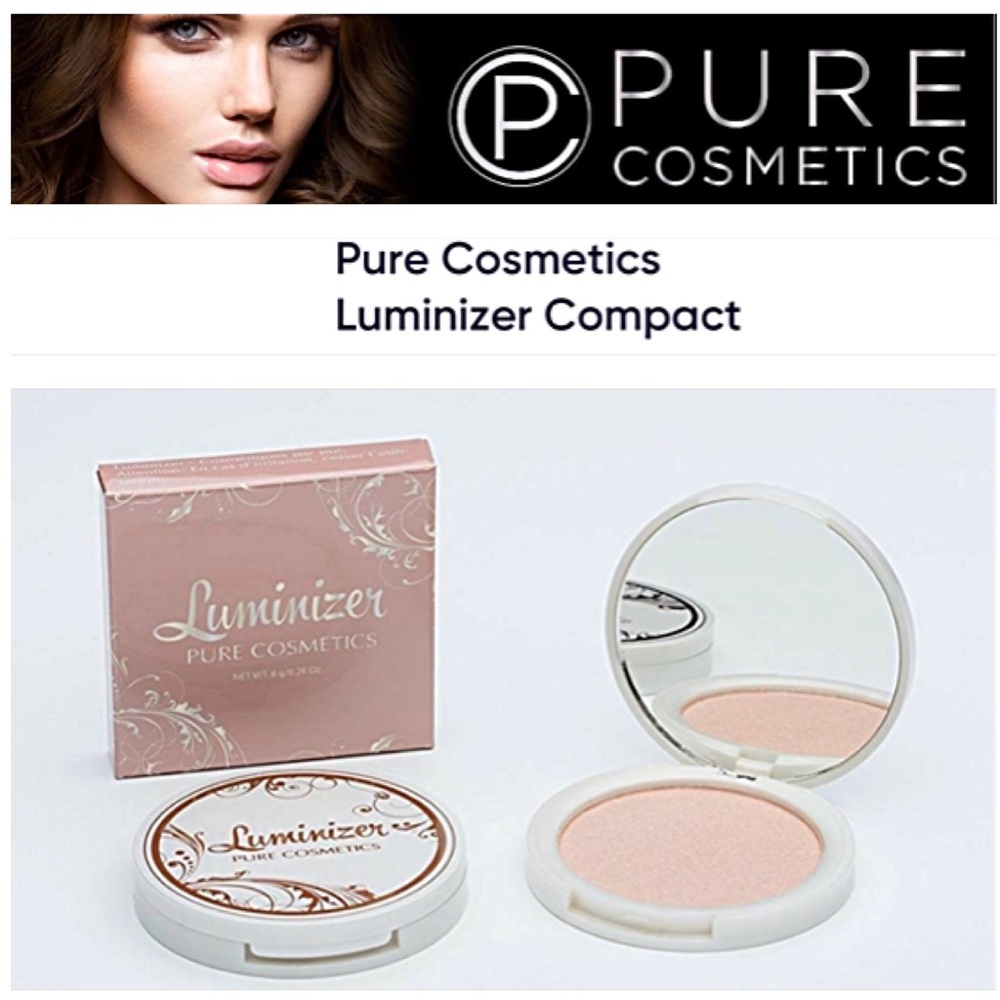 NIB PURE COSMETICS LUMINIZER COMPACT; RARE / HTF HIGHLIGHTER The LANO COMPANY
